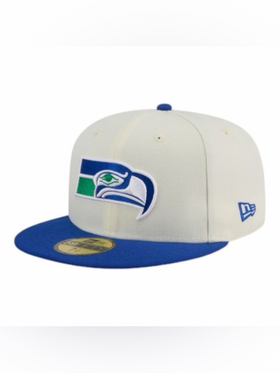 New Era Other - New Era Seattle Seahawks Two-Tone Blue & White Cap Snap Back Vintage